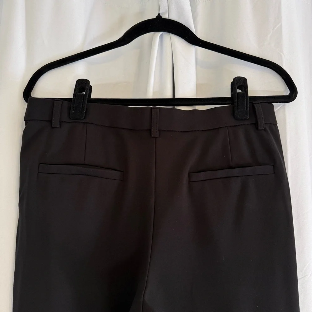Jules & Leopold Pull On Slim Ponte Pants Gold Button Black Legging Style Large - Picture 5 of 7